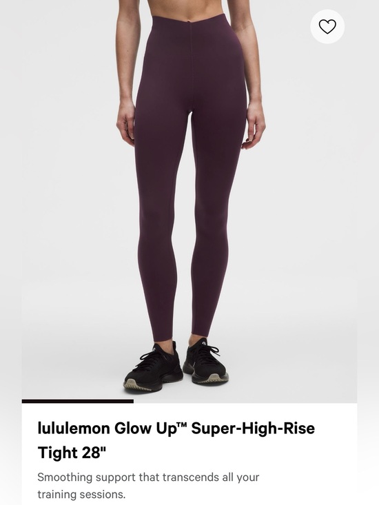 lululemon athletica Pants - lululemon athletica Women's High-Rise Leggings — Deep Plum